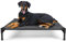 Mora Pets Hundeliege Outdoor Grosse Hunde Erhöhtes Hundebett Hunde Liege Draußen Bett im Garten und Indoor einsetzbar Haustierliege Camping 103.5 x 75 x 18 cm Grau