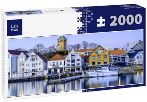 Lais Puzzle Das Zentrum von Stavanger, Einer Stadt in Norwegen, Skandinavien, Europa 2000 Teile Panorama
