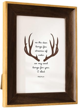 marysgift Rahmen Bilderrahmen 10x15 cm Vintage MDF Fotorahmen für Foto Urkunden Wandhängend oder Freistehen (XK00503,10)