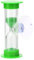 Haloppe Sablier de brossage des dents pour enfants - Minuteur de 2 minutes - Gestion efficace du temps avec ventouse - Vert