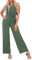 Hailys Damen Plissee Jumpsuit Na44dine Overall Einteiler ärmellos mit Gürtel DO-6386PLI LKhaki XXL