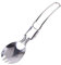 Foldable Spork Fork Spoon Stainless Steel Hiking Camping Cook