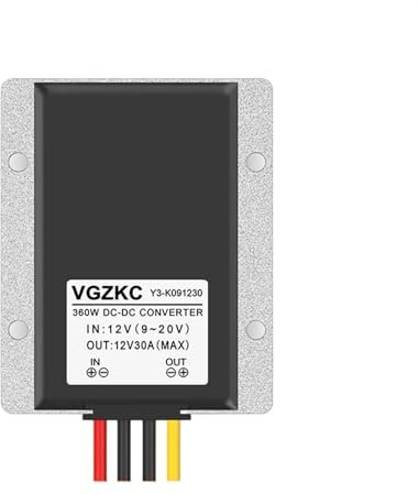 Convertidor de CC de 12V a 12V, 1A, 3A, 5A, 8A, 10A, 15A, 20A, 25A, 30A, módulo regulador de Fuente de alimentación de 12V a 12V(9-20V to 12V 30A DL)