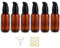 Apstaqeoo 6Pcs 50Ml Empty Lotion Pump Bottle Dispenser for Toiletries TSA Approved Pump Dispenser Leak-proof Plastic Travel Bottles Container with Label & Funnel for Cleaning Shampoo Cosmetic (Brown)