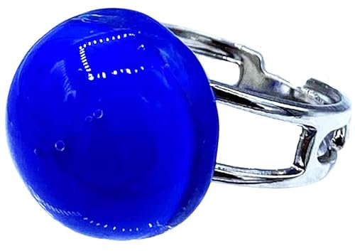 Anillo de cristal de Murano antigua Murrina Veneciana VG106, Vidrio, multicolor