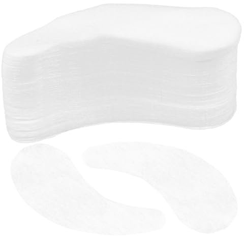 KOMBIUDA 1500stücke Augenpads Aus Baumwolle Für Tattoo Und Wimpernverlängerung Isolierende Pads Für Augenpflege Im Salon Einzelschichtige Saugfähige Komfortable Anwendung