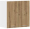 vidaXL Küchenwandschrank Lyon Artisan-Eiche 60x31x60 cm Holzwerkstoff