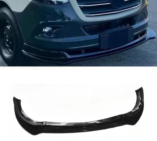 PEJLHK Auto-Frontspoiler, Frontspoilerlippe für Mercedes Benz Sprinter W907 2018-2023, ABS-Material