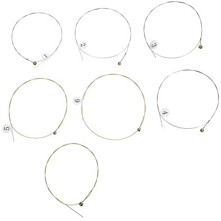 JOINPAYA 7stücke Teiliges Harfen-saiten Langlebige Stahl-saiten Mit Glatter Oberfläche Installieren Als Ersatz Für Kleine Harfen Geeignet Für Anfänger Und Musiker