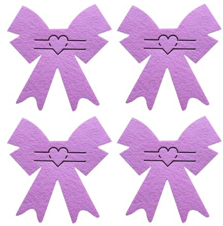 4pcs Valentines Day Porta Argomentazione Caschetti per Posate Tasche per Posate Tasche per Posate Organizzatori Decorazioni