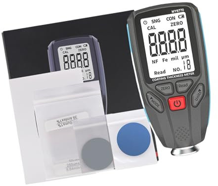 Precisions Autolackdickenmessgerät, tragbares Beschichtungsdickenmessgerät, Gerät für Karosserie-Konsistenz und Prüfung im Freien