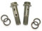 M10 X 1 25 Motorcycle Frein hydraulique Vis Creux Vis à Double Banjo Boulon Compatible avec l'adaptateur d'étrier du Tuyau de Frein hydraulique(2 Pcs)