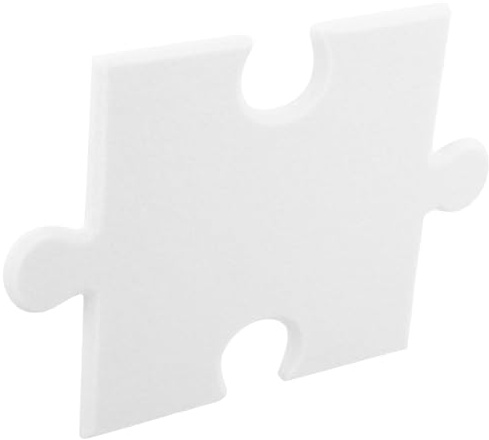 NUOBESTY Kreative Filz Pinnwand in Puzzleform Weiß Selbstklebend Dekoratives Schwarzes Brett für Büro und Schule mit Hängenden Gadgets aus Filz