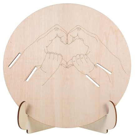 UTHCLO Geburtsanzeigeschild mit Ständer und Graviertem Armbandhalter für Neugeborene Babyzimmer Dekoration und Babyparty Zubehör