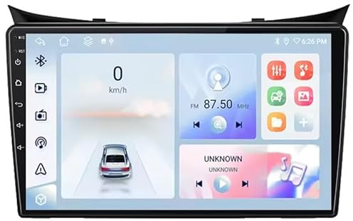 9 Pantalla Táctil HD Radio Coche GPS BT para Hyundai I30 Elantra GT 2011-2017, Manos Libres, Mandos Volante(M108 8 Core 4G+WiFi 4+64GB)