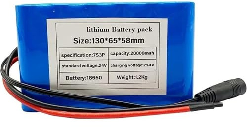 24V 20Ah 7S3P Batería De Iones De Litio para Patinete Eléctrico, Baterías De Repuesto Aptas para Sillas De Ruedas Y Patinetes Eléctricos, con BMS(XT60+SM)