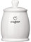 Premier Housewares Charm Sugar Canister - White