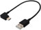 ChenYang Câble USB type C vers USB 2.0 à angle droit à 90 degrés, connecteur pour tablette et téléphone portable, 20 cm