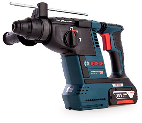 Bosch 0611909076 Professional Heavy Duty Brushless Cordless SDS-Plus Rotary Hammer, 18 V, Blue/Black