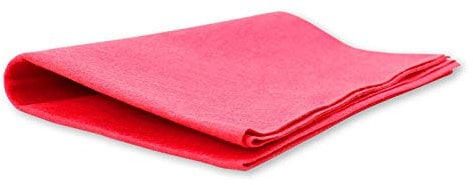 ABACUS® Mikrofasertuch Excellence RED Microfasertuch 40 x 50 cm 140 g/m² - Microfaser Mikrofaser Tuch Tücher Glastuch Spiegeltuch Streifenfrei Tuch rot (6160)