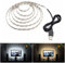 DUVERT Ruban à LED pour HDTV, Rétroéclairage TV, USB Powered Flexible Rétro-éclairage, Lampe à Rayons LED (blanc froid, 3m)