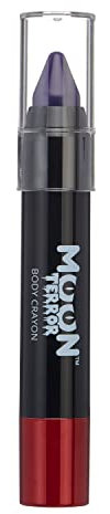 Moon Terror Pastello per il corpo in stick per pittura per il viso di Halloween | Trucco SFX | Trucco per effetti speciali, Veleno Viola, 3,5 g