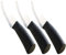 Rosenstein & Söhne Keramikmesser: 3er-Set Keramik-Universalmesser mit 13 cm Klinge (Messer, Messer Keramik, Schäler)