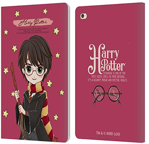 Head Case Designs Licenciado Oficialmente Harry Potter Harry Reliquias de la Muerte XXXVII Carcasa de Cuero Tipo Libro Compatible con Apple iPad Mini 4
