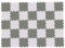 EVA Interlocking Floor Tiles Soft Foam Kids Play Mat Gym Yoga Exercise Fitness Jigsaw puzzel Carpet (White/Grey, 20 pc)