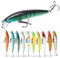 FNAPE Angelköder 10er Set, 10CM 7.5G Kunstköder Raubfisch Raubfischköder Oberflächenköder Swimbait Wobbler Köder Rotierender Schwimmköder Süßwasser Salzwasser Barsch Forelle Hecht Zander