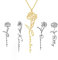 LisaKette Collier Prenom Personnalisé, Collier en Or/Rose/Argent, Cadeau pour Femme, Ami (e), Messieurs, Petite Amie, Mère, Soeur