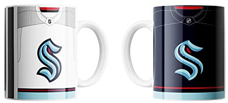 Great Branding Seattle Kraken Home & Away Jersey NHL Jumbo Becher (440 ml)