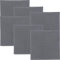 Erwin Müller Spültuch 6er-Pack Baumwolle grau Größe 25x25 cm