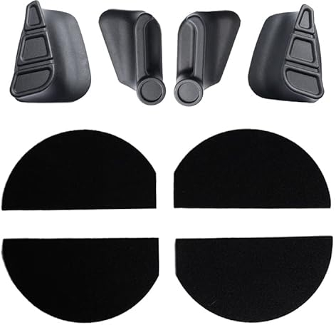 HUAYUWA Inmotion V12 V10 V8 V5 Elektrische Einräder dedizierte Beinpolster Seitenpolster Extreme Driving Power Pads (schwarz)