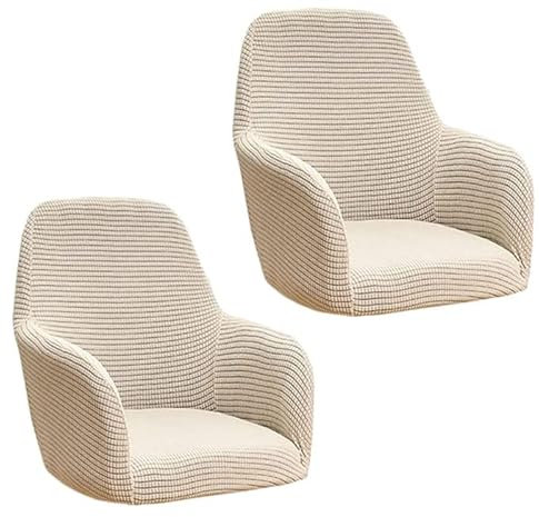 klkjk Stretch Stuhlhussen-Bezüge Stuhlbezug Mit Armlehne 2/4/6er Set Esszimmerstuhlbezug Hochlehner Stuhlbezug Schonbezug Stuhl Abdeckung Schonbezug Für Esszimmer, Büro Schutzhülle