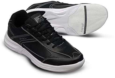 KR Men's Flyer Lite Bowling Shoes, Black, 9