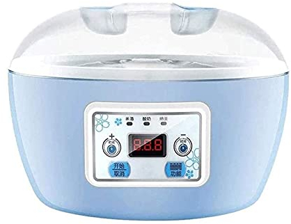 HMTE Yaourtière, sorbetière électrique de 1,5 Litre de yogourt glacé, Maison Petite Multifonction Automatique Facile à Utiliser,B