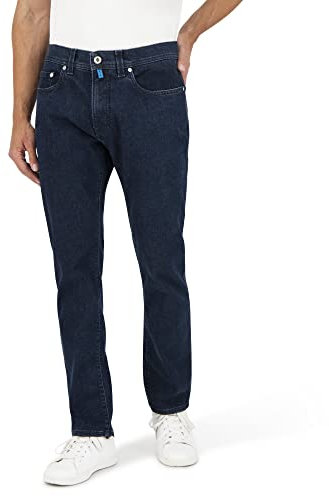 Pierre Cardin Lyon Tapered Jeans, Blue Stonewash, 32W x 30L para Hombre