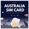 travSIM SIM Karte Australien | 12GB Mobile Daten bei 4G/5G Geschwindigkeiten | Kostenloses Roaming in Neuseeland | Der Plan der SIM Australien ist 30 Tage gültig