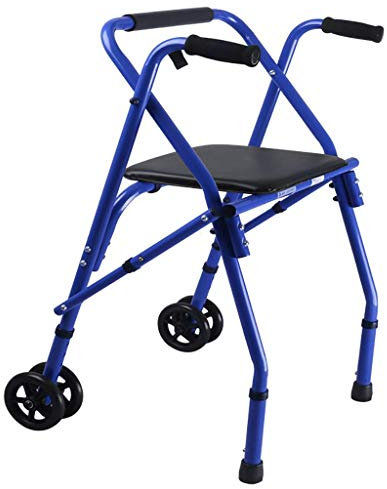 Andador, ayuda de movilidad para caminar plegable y liviana, andador, andador, con marco para caminar para adultos con asiento It's so kind of you