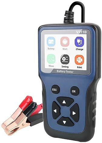 DELURA Car Charging Load Test Analyzer Tools Automotive 12V Car Battery Charger Tester Analyzer Auto Diagnostic Tool