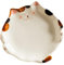 Milisten Piatto in Ceramica a Forma Di Gatto, Piatto Per Frutta, Insalata, Dessert, Piatto Con Design a Tema Gatto, 22.5 X 22 X 3.5 cm