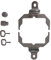 MOOKEENONE Mounting Bracket Kit for Corsair iCUE H100i H115i H150i Elite Capellix, CPU Cooler Radiator Fan Mounting Kit Accessories