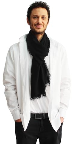 creazioni unique Bambus Schal Mann MADE IN ITALY - Frühling/Sommer Accessoire - Bamboo Scarf Men - Schals & Tücher für Mann
