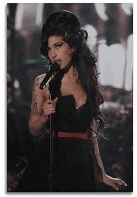 Generisch Amy Winehouse Poster, dekoratives Gemälde, Leinwand, Wandposter für Raumdekoration, ästhetische Sportlandschaft, Büro, Raumdekoration, Geschenk, 30 x 45 cm, ungerahmter Stil