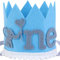 Cheerupp 1st Elefant Geburtstag Hut für Jungen, Elefant 1st Geburtstag Glitter Hut Krone für Safari Dschungel Tier Thema erste Geburtstag Party Dekorationen Zubehör