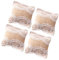 Abaodam 4pcs Cloth Dollhouse Sofa Decor Doll Fake Pillow Decorative Pillow Model Desktop Mini House Decor