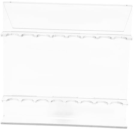 Tofficu 3pcs Ballpoint Pen Holder Stand Acrylic Pen Display Rack Nail Art Organizer