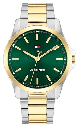 Tommy Hilfiger Men's 3H Quartz Bracelet Watch - 3 ATM Water Resistance - Modern, Stylish Timepiece for Everyday Wear - Gift for Him - 42mm