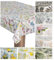 laro Wachstuch-Tischdecke Wachstischdecke Gartentischdecke, Muster:Blumen Mix Bunt, Größe:100x100
